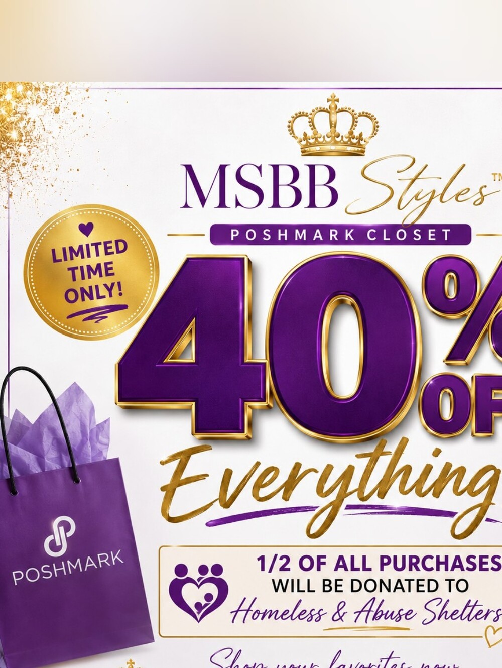 40% Off the Entire Closet